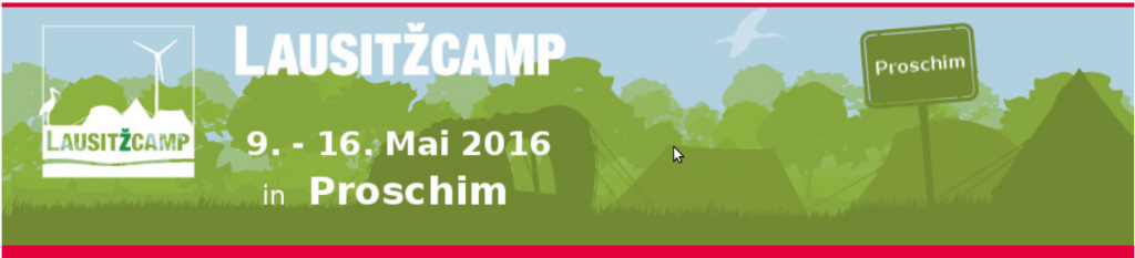 Lausitzcamp Banner